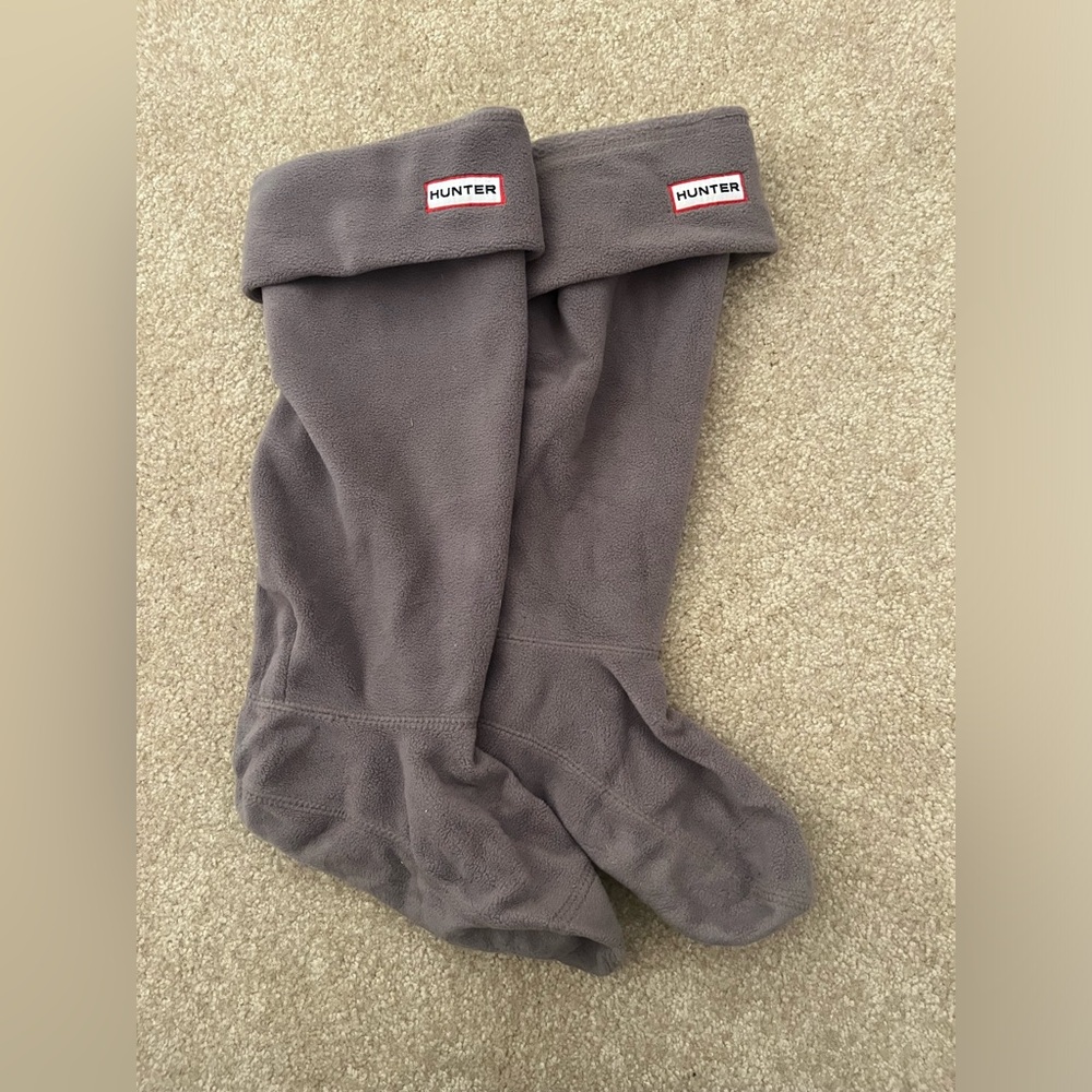 Hunter Gray Fleece Boot Liners // ML